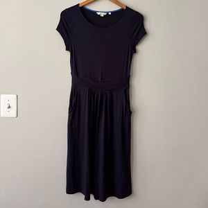 Navy Boden Amelie Jersey Dress